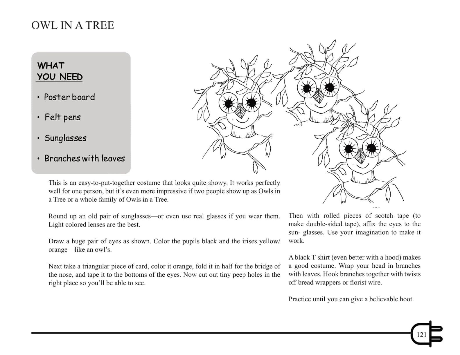 Page 121 of the book: Owl in a Tree